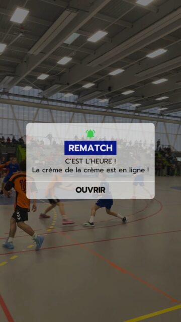 La crème de la crème – Épisode 18 🏆

🔥 @ussb_handball 
🧱 @handballclubbenet 
 🎯@chap_handball 

Devenez le héros des tribunes et faites briller votre équipe avec l’appli @rematch_sport 🎥

#PaysDeLaLoire #PDLL #RematchHandball #LaCremeDeLaCreme