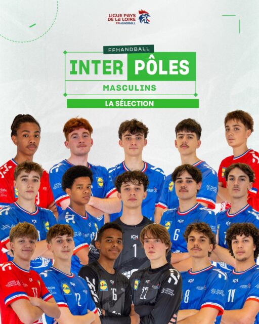 🔥 [𝑰𝙉𝑻𝙀𝑹𝙋𝑶𝙇𝑬𝙎 𝙈𝑨𝙎𝑪𝙐𝑳𝙄𝑵𝙎]

💪 Nous y sommes ! Moins d’une semaine avant le début de la compétition nationale !

📍 L’effectif des Pays de la Loire est prêt à défendre ses couleurs à domicile.

🏆 Découvrez officiellement la délégation des PAYS DE LA LOIRE qui représentera fièrement notre territoire !

📣 Rendez-vous très vite pour encourager nos joueurs !

@comite44handball @comite49handball @comite_53_handball  @handcomitesarthe @vendeehb

#InterpôlesMasculins2026 #Handball #pôles