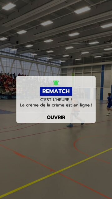 La crème de la crème – Épisode 29 🏆
 
🧱 @clubdehandballdes 
🌪️ @pontchateau_hb 
🚀 @philberthandball 
 
Devenez le héros des tribunes et faites briller votre équipe avec l’appli @rematch.handball 🎥
 
#PaysDeLaLoire #PDLL #RematchHandball #LaCremeDeLaCreme