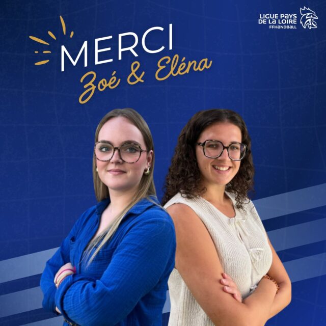 ☀️ [𝑴𝑬𝑹𝑪𝑰]
 
Les vacances approchent ! 🌴
 
Avant de profiter de la pause estivale, nous souhaitions remercier nos deux alternantes, Zoé & Elena, présentes à nos côtés tout au long de cette année. 💙
 
Merci à elles pour leur investissement et leur implication dans les différents projets et événements de la Ligue. 👏
 
Nous leur souhaitons une belle continuation dans la suite de leur parcours, ainsi que de belles réussites pour leurs projets à venir. ✨
 
Bel été à toutes et à tous ! ☀️💙

@comite44handball  @comite49handball @comite_53_handball  @handcomitesarthe  @vendeehb 
 
#PDLL #PaysDeLaLoire #Alternance #BelÉté