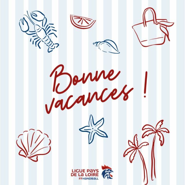 ☀️ [𝑽𝑨𝑪𝑨𝑵𝑪𝑬𝑺]
 
Toute l'équipe de la Ligue de Handball des Pays de la Loire vous souhaite d'excellentes vacances d'été ! 🌴
 
Même pendant l'été, la Ligue reste ouverte :
📅 Du lundi au jeudi : 8h30 à 18h00
📅 Le vendredi : 8h30 à 17h30
 
Notre équipe reste disponible pour vous accompagner tout au long de l'été. 💪
 
Profitez de cette pause estivale pour vous reposer et recharger les batteries. À très bientôt sur les terrains ! 🤾💙
 
@comite44handball @comite49handball @comite_53_handball  @handcomitesarthe @vendeehb 
 
#PDLL #PaysDeLaLoire #BelÉté #Handball