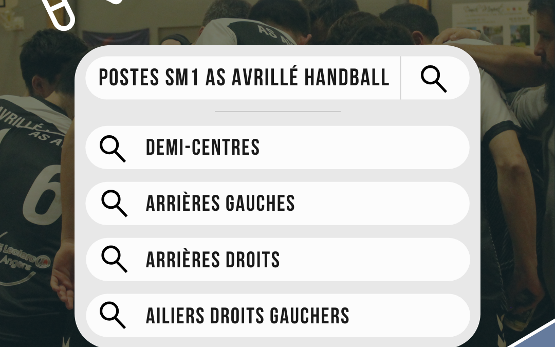Recrute Joueurs AS Avrillé HB (49)