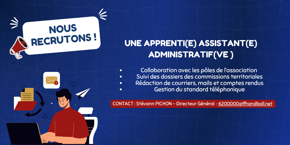Offre d’emploi – Apprentie Assistante Administrative