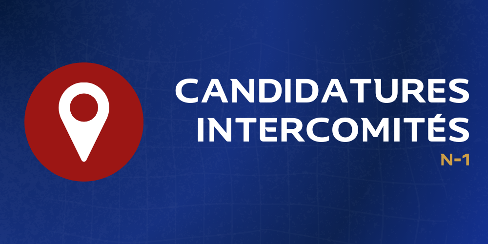 Candidatures – Intercomités N-1