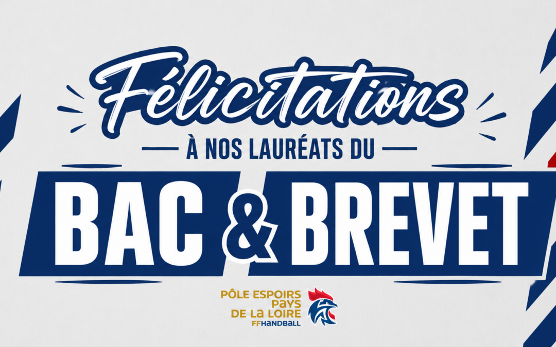 Bravo à nos diplômés !