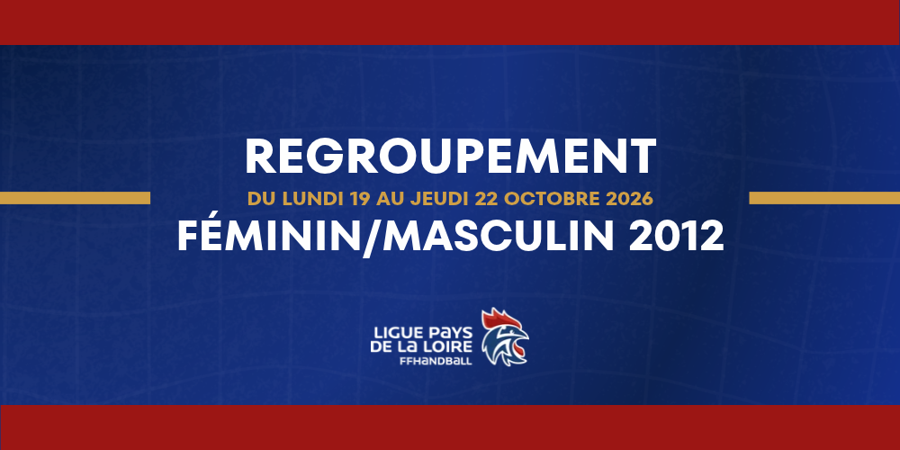 Regroupement régional féminin et masculin 2012